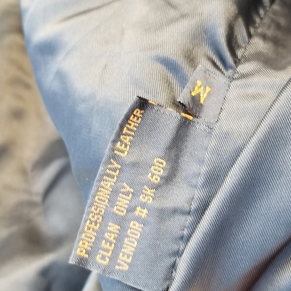 Vintage LNR oversized black leather jacket medium - Picture 7 of 9